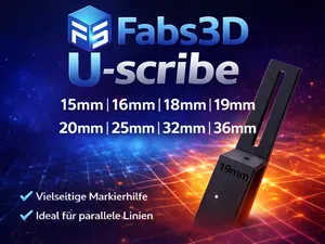 U-Scribe jig Anreißwerkezug 16mm, 18mm, 19mm, 36mm