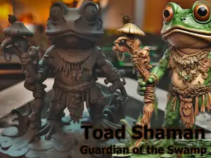 Toad Shaman – Guardian of the Swamp - Figurine