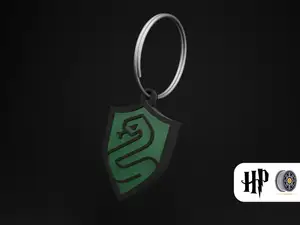 Slytherin | Harry Potter House Keychain