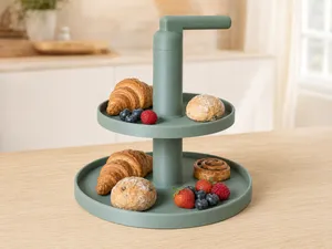 Breakfast Etagere | 2-Tier Serving Tray 