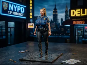 Curvy Police Officer NYPD