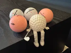 Cute articulated golf buddy