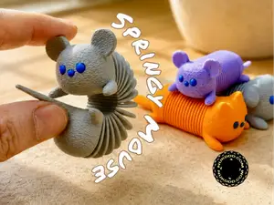 Springy Mouse Flexi Fidget
