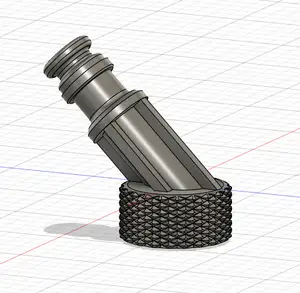 Garden hose adapter angled