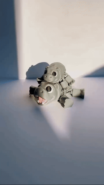 Baby Hippo Flexi -MooDeng Inspired Fidget