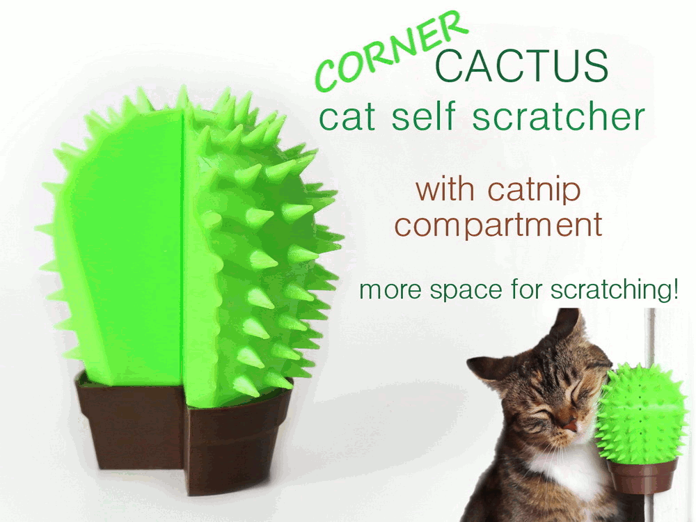 Corner Cactus Cat Scratcher