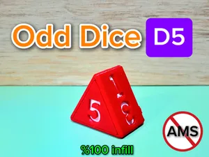 D5 five sided dice