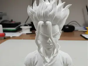 Senku Dr. Stone Bust 3D Print Model 142