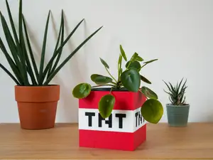 TNT Block Vase – Minecraft Edition