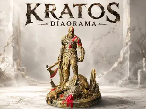 Kratos Warrior Diorama – Epic Battle Display Model