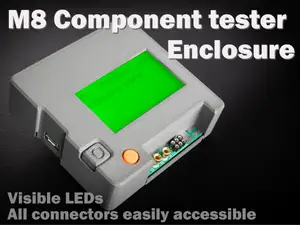 M8 Component tester cover