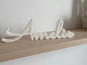 Modern “Amelie” Name Decor Stand Personalized Gift