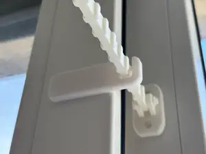 Window lock adapter (for double-sided tape)
