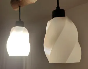 Twisted Hexagon Lampshade