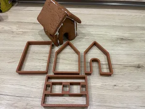 Ausstechformen für Lebkuchenhaus – Komplettset