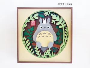 Totoro Layered Art - Shadow Box