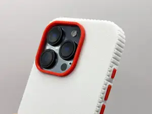 iPhone 16 Pro Zigzag Case Customizable Button
