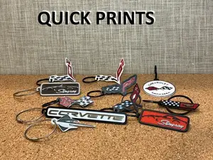 Corvette Emblem Keychain Collection