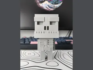 SKELETON FIGURINE NO AMS (LIKE MOVIE & MCDONALD'S)