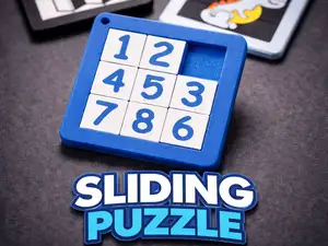 Sliding puzzle -numbers