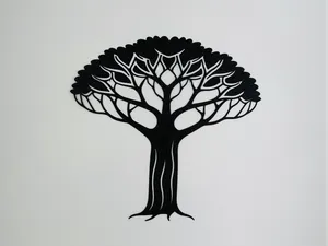 African baobab tree - wall art
