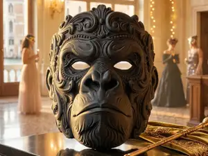 Baroque Gorilla Mask - The Royal Primate