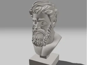 Il Pensatore - Busto Classico in Stile Moderno