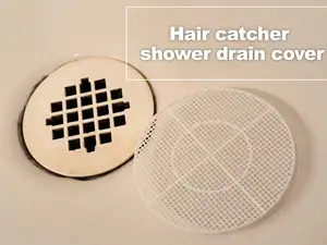 Hair catcher shower drain cover