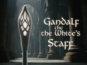 Gandalf the White inspired Staff