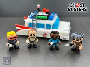 Ghostbusters Cartoon Mini-figures & Ghosts Set