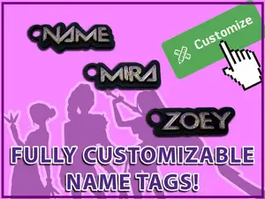 Fully Customizable Huntrix Demon Hunters Keychain