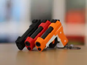 Beretta M9 Fidget Keychain – Slide-Action Toy