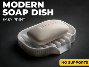 Self-Draining Soap Dish | Seifenschale mit Abfluss