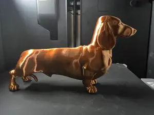 Wiener dachshund doxie sausage dog model