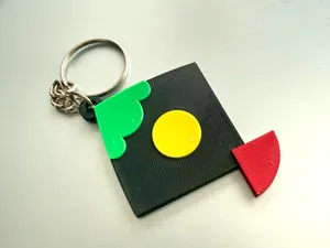 Makar Sankranti Kite Keychain
