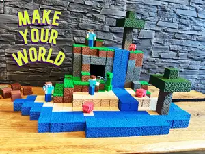 3D-модели Lego Minecraft для печати
