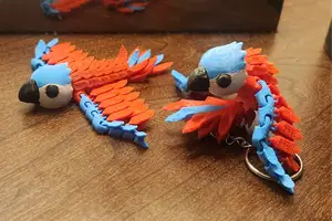 Pocket Pet - Flexi Baby Parrot & Keychain Variant