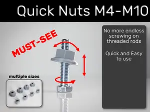 Quick Nuts M4 - M10