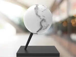 Topology globe of earth