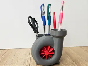 Desk Turbine Pen Holder – Boost Your Desk Style!