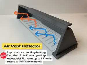 Air Vent Deflector | Adjustable & Magnetic