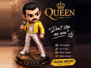 Freddie Mercury – Chibi Rock Legend