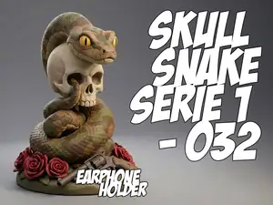 SKULL SNAKE HOLDER SERIE 1 - 032