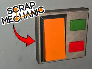 Scrap Mechanic themed light switch