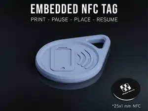 Keychain with Embedded NFC tag