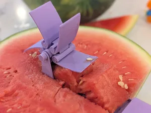 Overdesigned Watermelon Cuber/Slicer (A1 Mini)