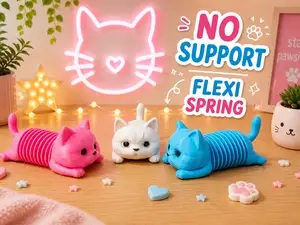 Cute Flexi Cat Spring