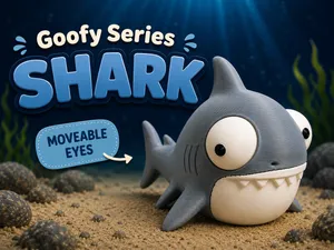 Goofy series – SHARK Movable Eyes NOAMS