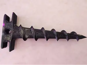 Heavy-Duty 3D Printable Ground Screw Stake