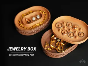 Orbit Jewelry Box – Two-Tier Storage Box